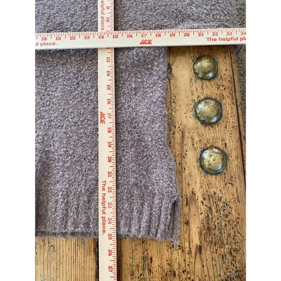 Sleeping On Snow Anthropologie Sweater Women’s S Beige Long Sleeve Soft Pullover - Picture 6 of 6